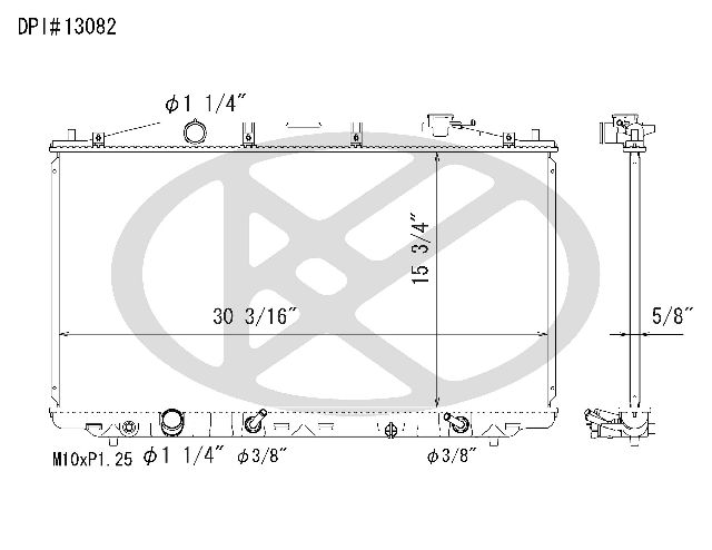 2009-2011 Acura TSX Radiator (Koyorad)