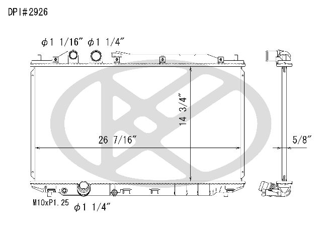 2006-2010 Honda Civic Radiator (Koyorad)