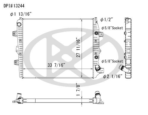2011-2016 GMC Sierra 2500 HD Radiator (Koyorad)