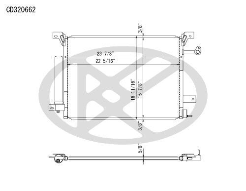 2011-2014 Ford Mustang A/C Condenser (Koyorad)