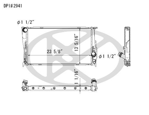 2009-2011 BMW 335i xDrive Radiator (Koyorad)