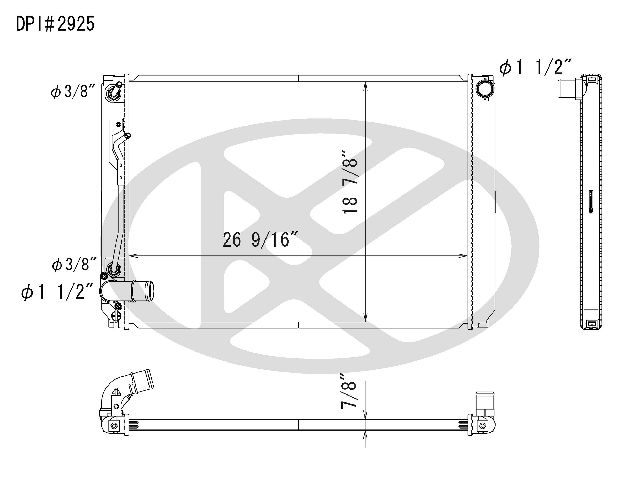 2006 Toyota Sienna Radiator (Koyorad)