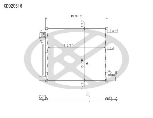 2011-2017 Nissan Juke A/C Condenser (Koyorad)