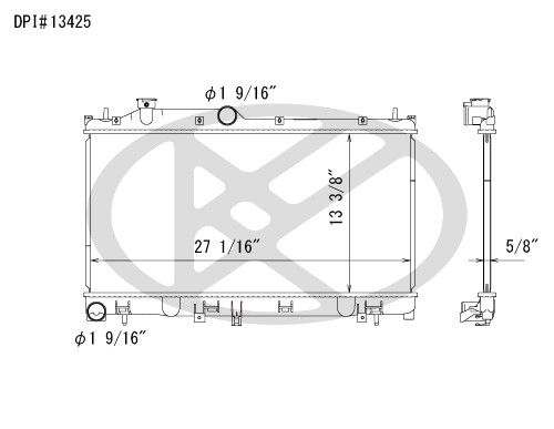2014-2018 Subaru Forester Radiator (Koyorad)