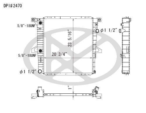 2001-2010 Mazda B2300 Radiator (Koyorad)
