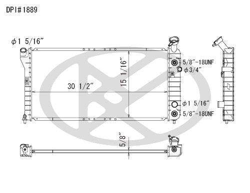 1997-1999 Buick Regal Radiator (Koyorad)