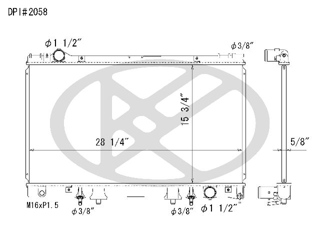 1995-2000 Lexus LS400 Radiator (Koyorad)