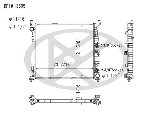 2012-2015 Mercedes-Benz ML350 Radiator (Koyorad)