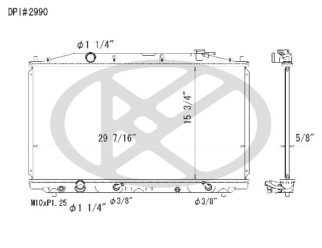 2008-2012 Honda Accord Radiator (Koyorad)