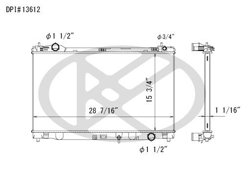 2018-2020 Lexus IS300 Radiator (Koyorad)