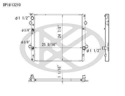 2010-2011 Lexus GS460 Radiator (Koyorad)
