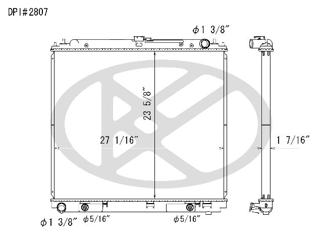 2005-2019 Nissan Frontier Radiator (Koyorad)