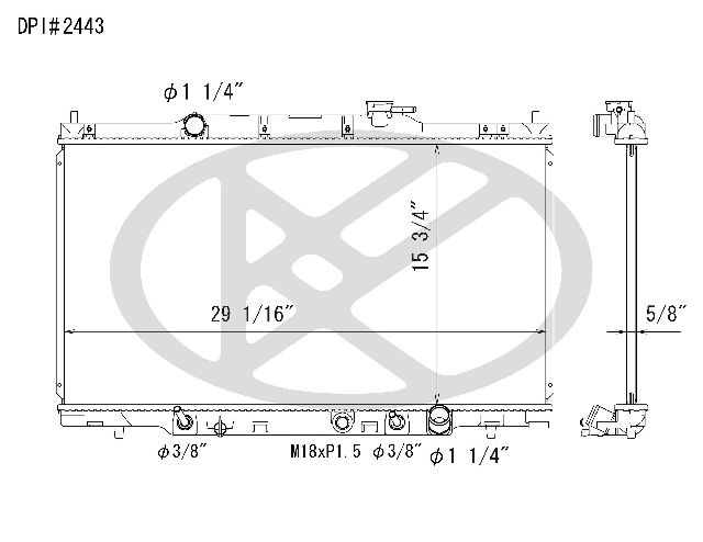 2003-2006 Honda Element Radiator (Koyorad)