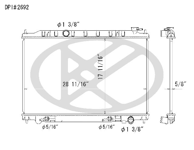2004-2009 Nissan Quest Radiator (Koyorad)