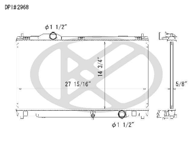 2006-2015 Lexus IS350 Radiator (Koyorad)