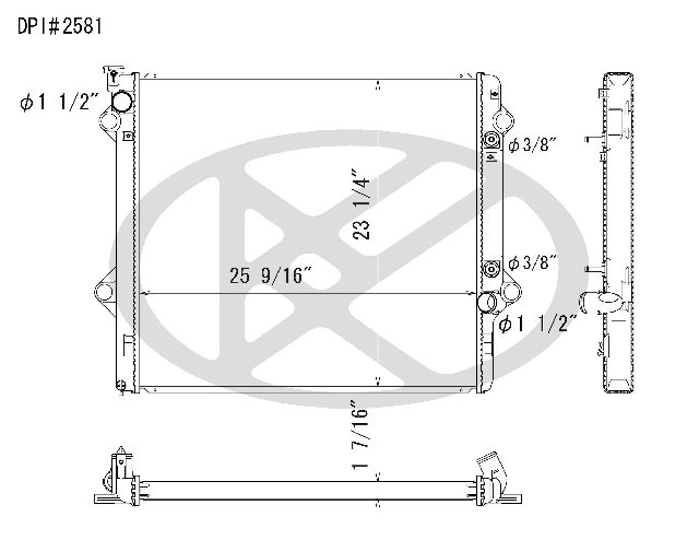 2003-2009 Lexus GX470 Radiator (Koyorad)