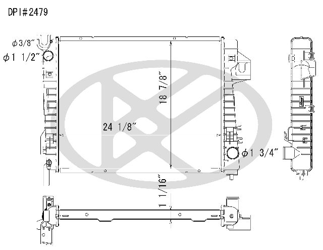 2002-2004 Dodge Ram 1500 Radiator (Koyorad)