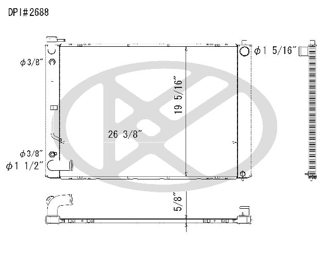 2004-2006 Lexus RX330 Radiator (Koyorad)