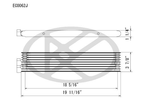2015-2017 Lincoln MKC Engine Oil Cooler (Koyorad)