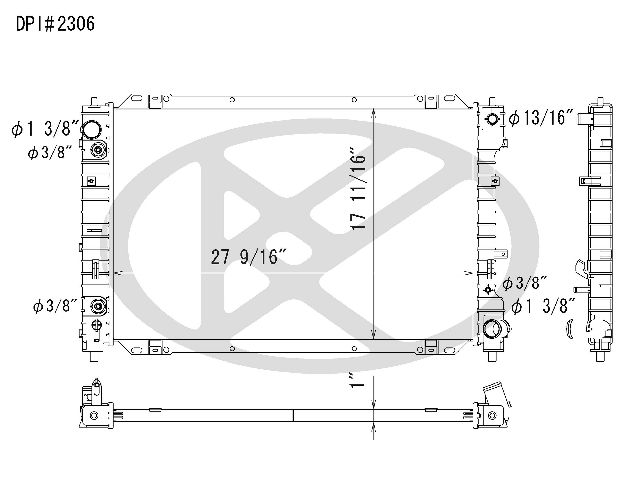 2001-2007 Ford Escape Radiator (Koyorad)