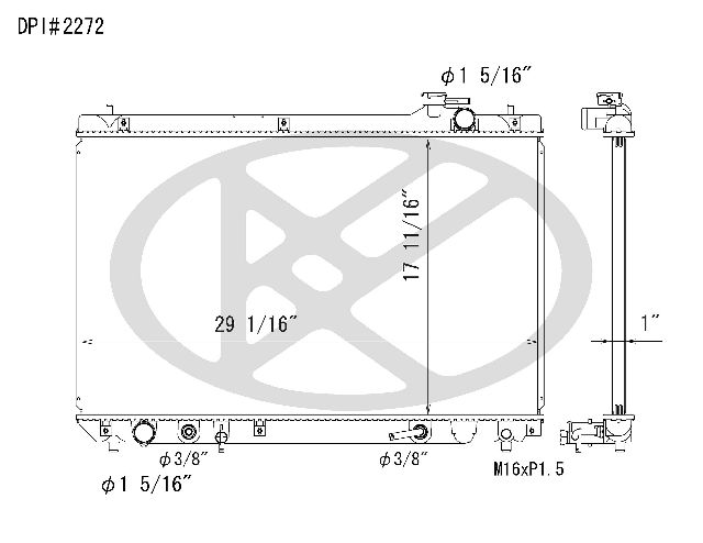 1999-2003 Lexus RX300 Radiator (Koyorad)