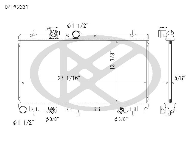 2003-2006 Subaru Baja Radiator (Koyorad)