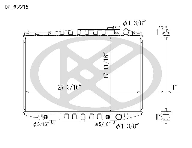 1998-2004 Nissan Frontier Radiator (Koyorad)