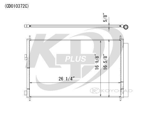 2006-2011 Toyota RAV4 A/C Condenser (Koyorad)
