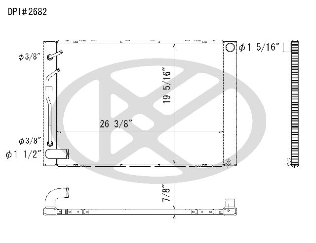 2004-2005 Toyota Sienna Radiator (Koyorad)