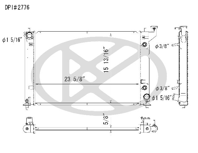 2005-2010 Scion tC Radiator (Koyorad)