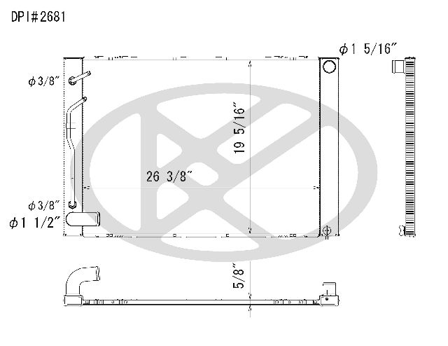 2004-2005 Toyota Sienna Radiator (Koyorad)