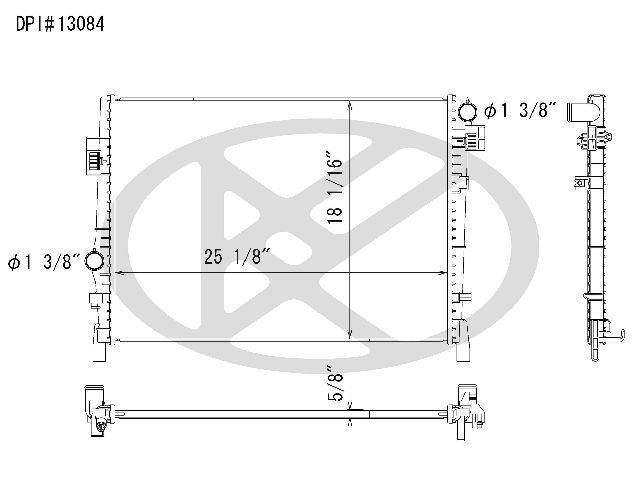 2009-2020 Dodge Journey Radiator (Koyorad)