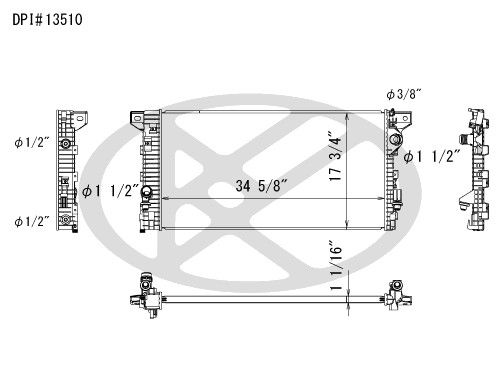 2015-2018 Ford F-150 Radiator (Koyorad)
