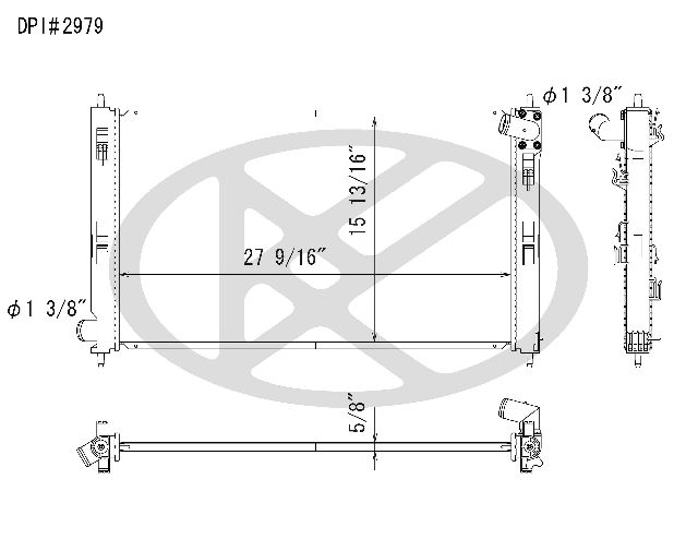 2009-2014 Mitsubishi Lancer Radiator (Koyorad)