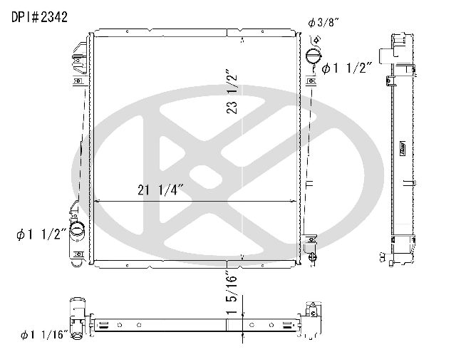 2002-2005 Ford Explorer Radiator (Koyorad)