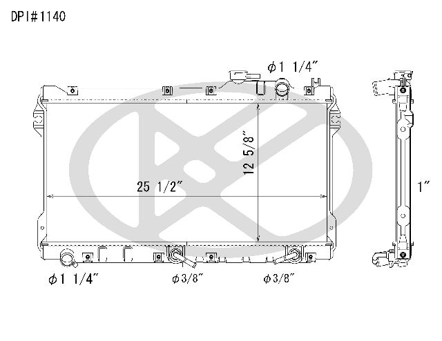 1990-1997 Mazda Miata Radiator (Koyorad)