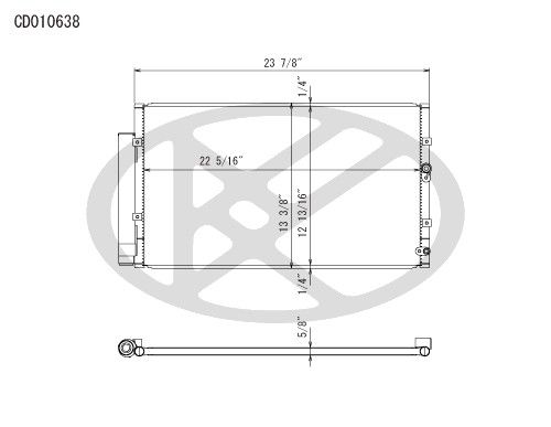 2013-2016 Scion FR-S A/C Condenser (Koyorad)