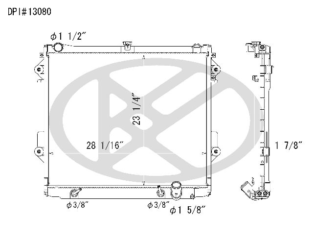 2008-2020 Toyota Land Cruiser Radiator (Koyorad)