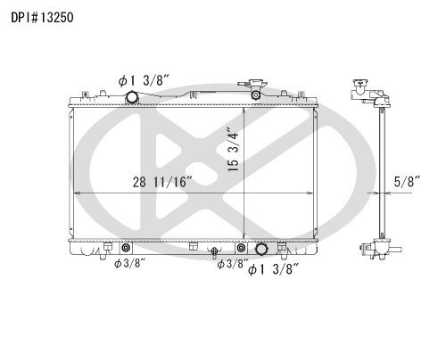 2010-2011 Suzuki Kizashi Radiator (Koyorad)
