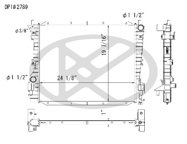 2005-2014 Ford Mustang Radiator (Koyorad)