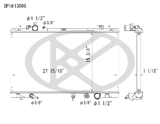 2008-2011 Lexus GS460 Radiator (Koyorad)
