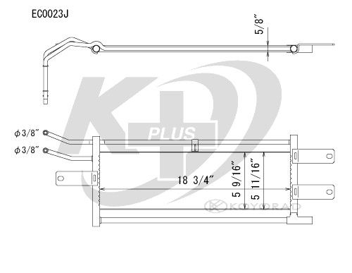 2002-2003 Dodge Ram 1500 Engine Oil Cooler (Koyorad)
