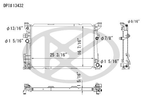 2017-2019 INFINITI QX30 Radiator (Koyorad)