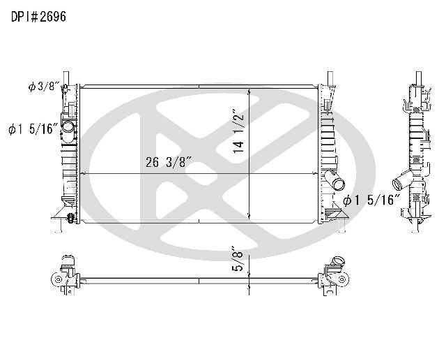 2004-2009 Mazda 3 Radiator (Koyorad)