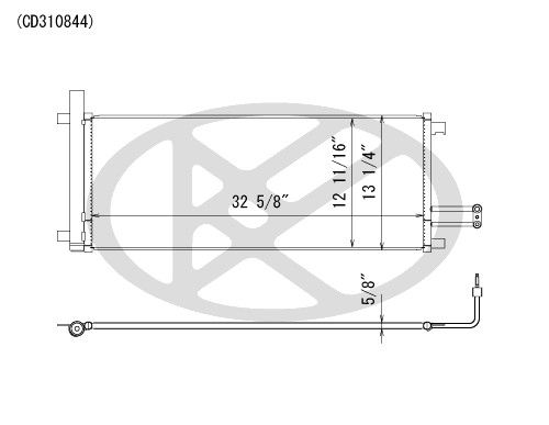 2017-2019 Chevrolet Suburban A/C Condenser (Koyorad)