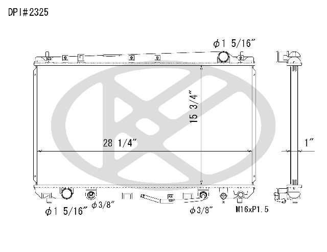 2000-2004 Toyota Avalon Radiator (Koyorad)