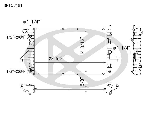 1994-2002 Saturn SL1 Radiator (Koyorad)