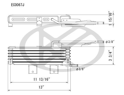 2014-2016 Toyota Highlander Automatic Transmission Oil Cooler (Koyorad)