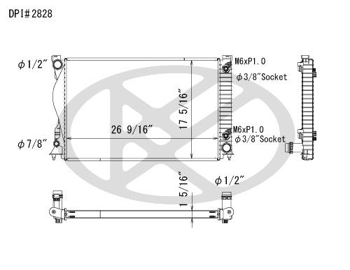 2006-2011 Audi A6 Radiator (Koyorad)