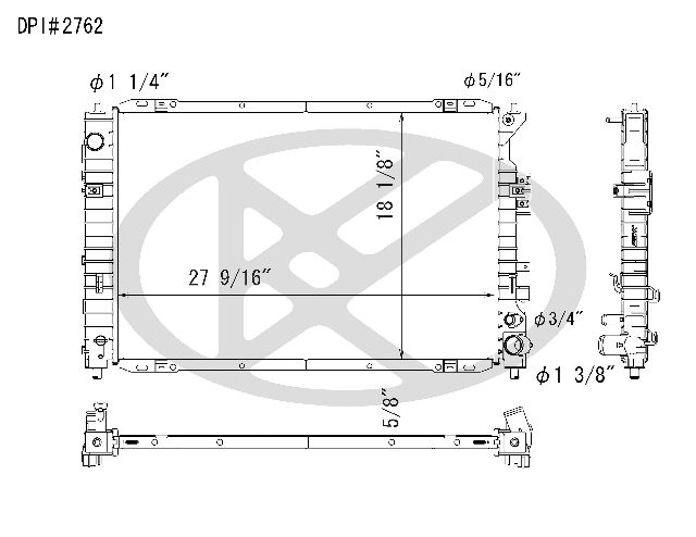 2005-2008 Ford Escape Radiator (Koyorad)
